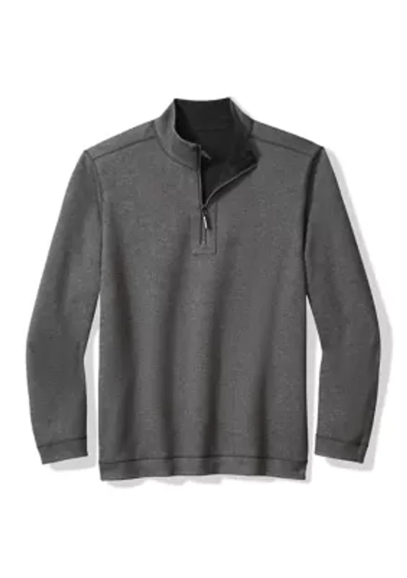 Big & Tall Flipview Reversible Half-Zip Sweatshirt