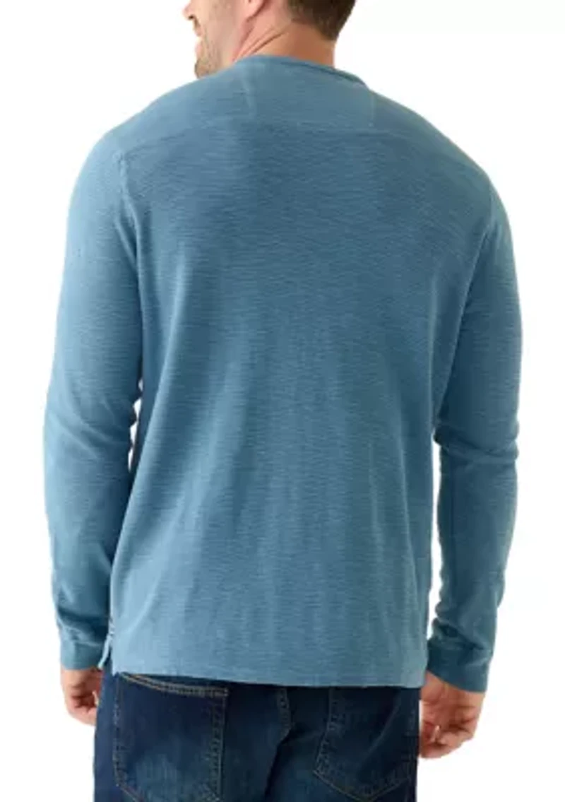 Big & Tall Port Oasis Long Sleeve Henley Shirt