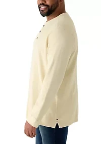 Big & Tall Port Oasis Long Sleeve Henley Shirt