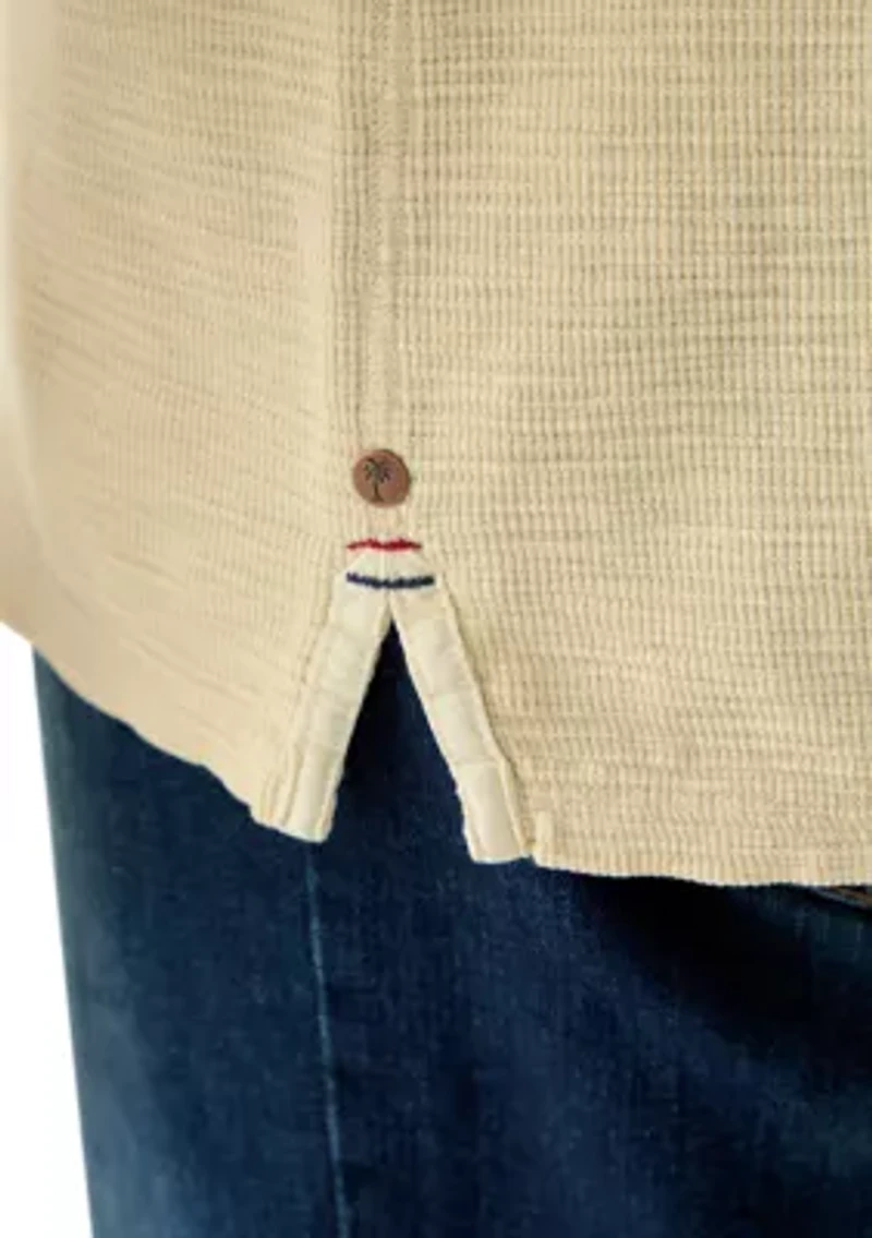 Big & Tall Port Oasis Long Sleeve Henley Shirt