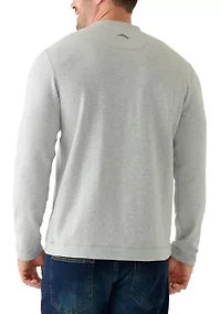 Big & Tall Long Sleeve Notch Collar Shirt