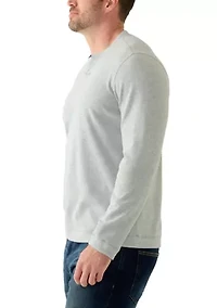 Big & Tall Long Sleeve Notch Collar Shirt