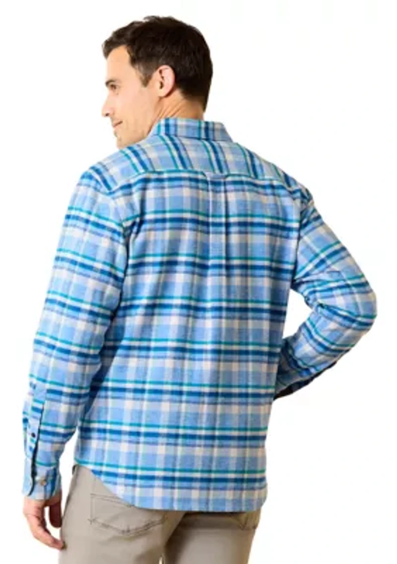 Big & Tall Lei'd Back Shirt Jacket - Fit