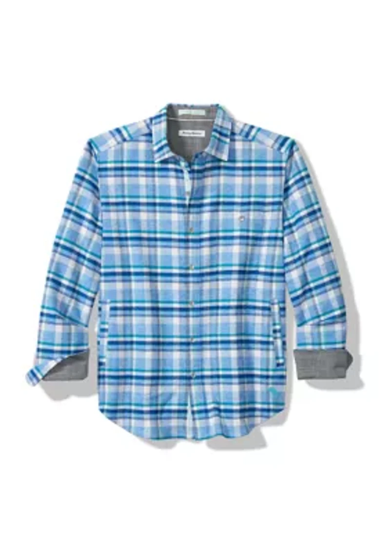 Big & Tall Lei'd Back Shirt Jacket - Fit