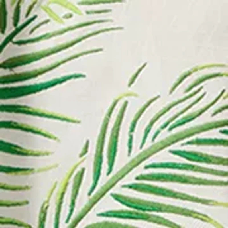 Big & Tall Palm Printed Short Sleeve Shirt