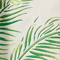 Big & Tall Palm Printed Short Sleeve Shirt