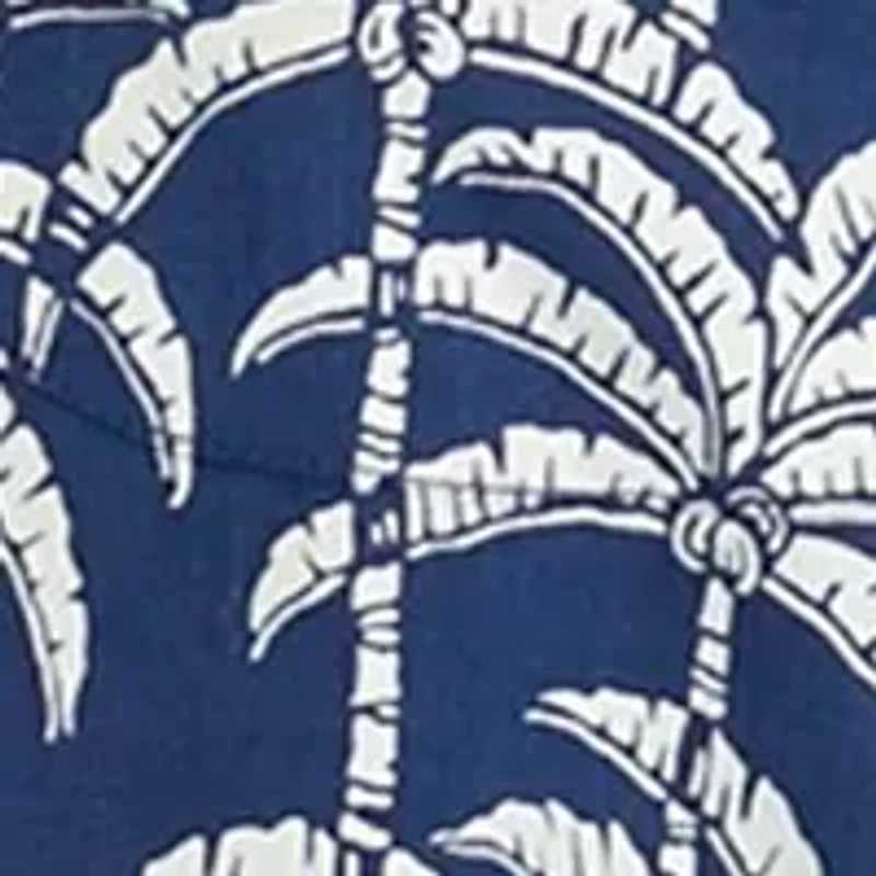 Big & Tall Short Sleeve Palm Party Shirt