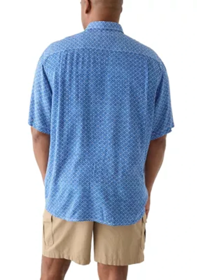 Big & Tall Vera Cruz Cay Rio Geo Printed Shirt