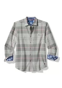 Big & Tall Canyon Beach Sylvania Plaid Shirt