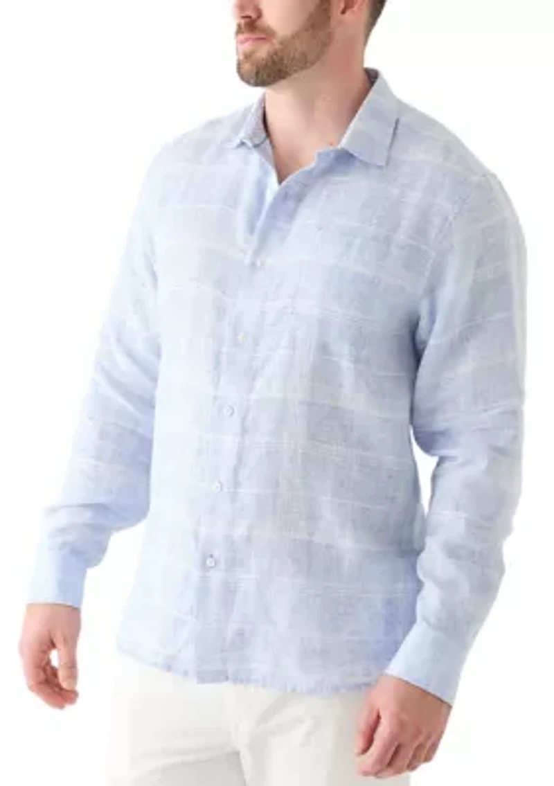 Big & Tall Pardisio Linen Button Down Shirt