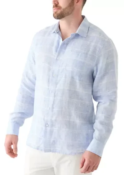 Big & Tall Pardisio Linen Button Down Shirt