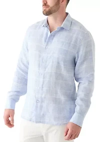 Big & Tall Pardisio Linen Button Down Shirt