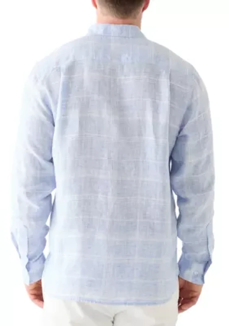 Big & Tall Pardisio Linen Button Down Shirt