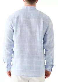 Big & Tall Pardisio Linen Button Down Shirt