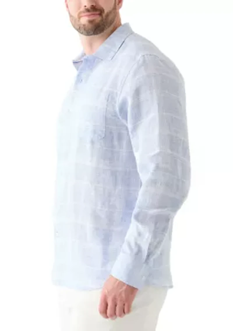 Big & Tall Pardisio Linen Button Down Shirt