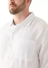 Big & Tall Pardisio Linen Button Down Shirt