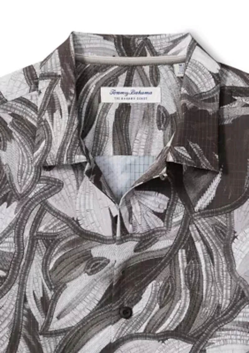 Big & Tall Bahama Coast Noir Fronds Shirt