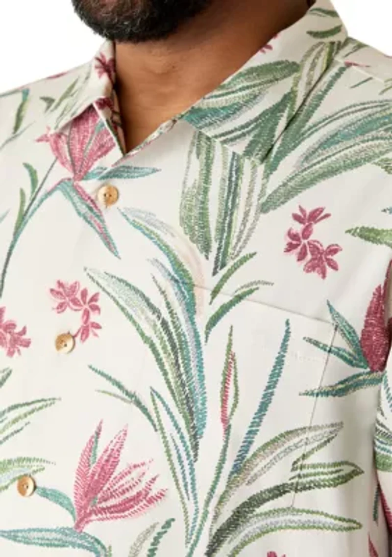 Big & Tall Coastal Ease Mariscala Blooms Button Down Shirt