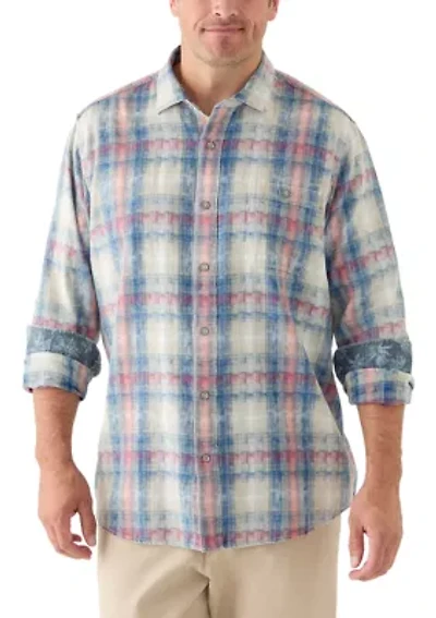 Big & Tall Plaid Button-Down Shirt