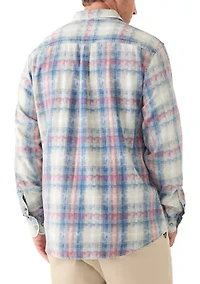 Big & Tall Plaid Button-Down Shirt