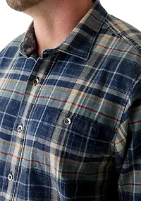 Big & Tall Baranco Plaid Flannel Shirt