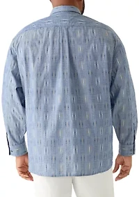 Big & Tall Cabrera Striped Button Down Shirt