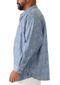 Big & Tall Cabrera Striped Button Down Shirt