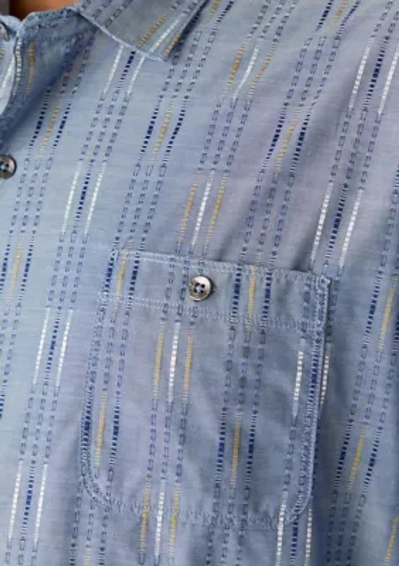 Big & Tall Cabrera Striped Button Down Shirt