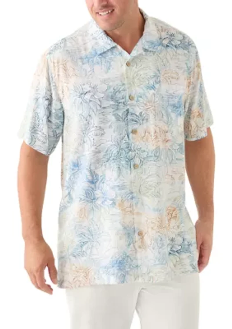 Big & Tall Veracruz Cay La Blanca Isles Shirt