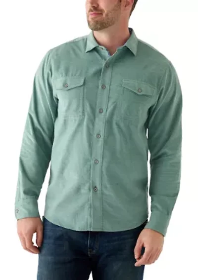 Big & Tall Coastline Corduroy Button Down Shirt