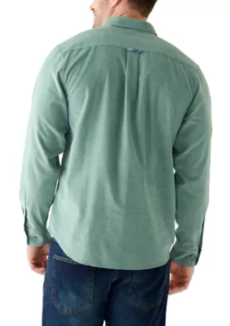 Big & Tall Coastline Corduroy Button Down Shirt