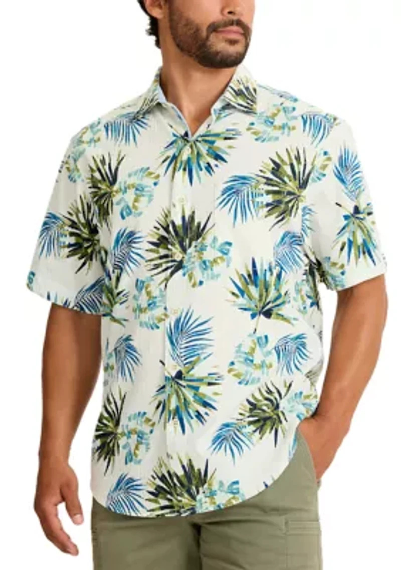 Men's Tall Nova Wave Front Mosaic Button Shirt