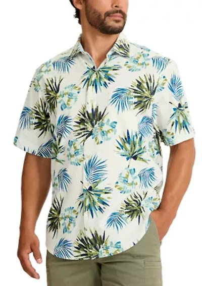 Men's Tall Nova Wave Front Mosaic Button Shirt