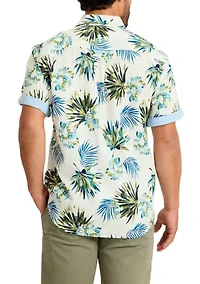 Men's Tall Nova Wave Front Mosaic Button Shirt
