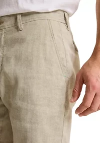 Big & Tall Beach Coast Linen Shorts