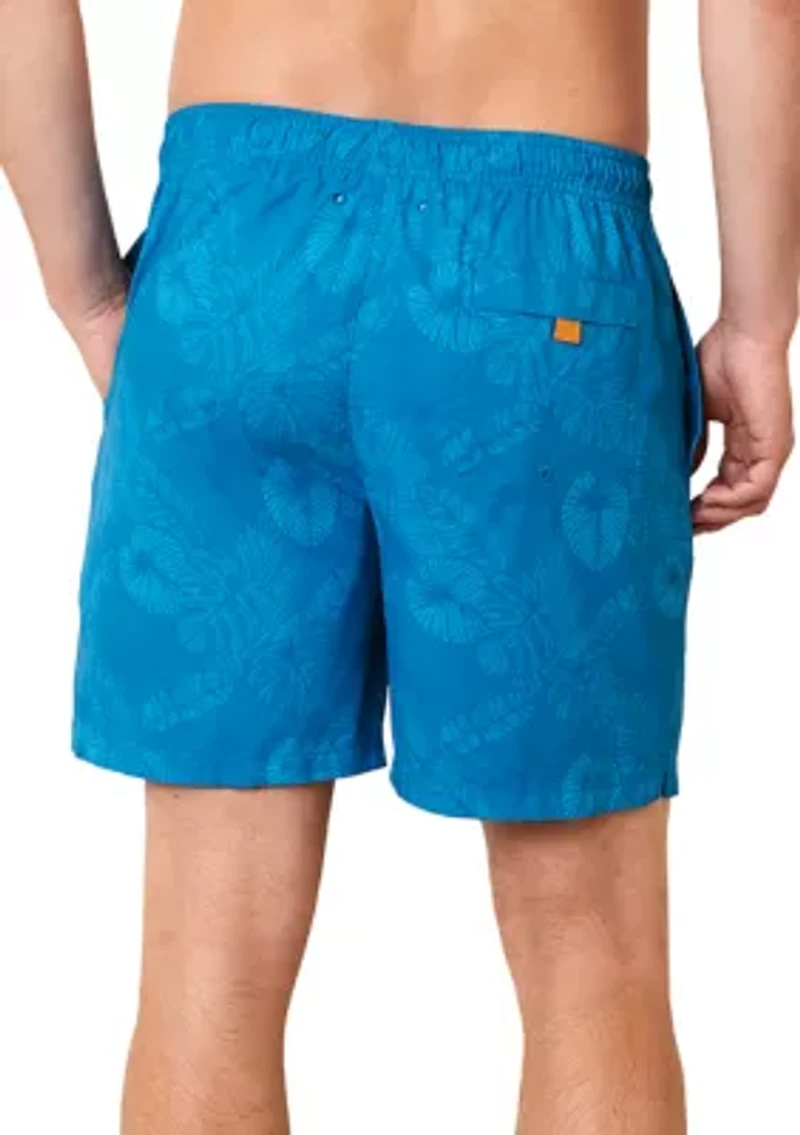 Big & Tall Keep it Frondly Swim Shorts