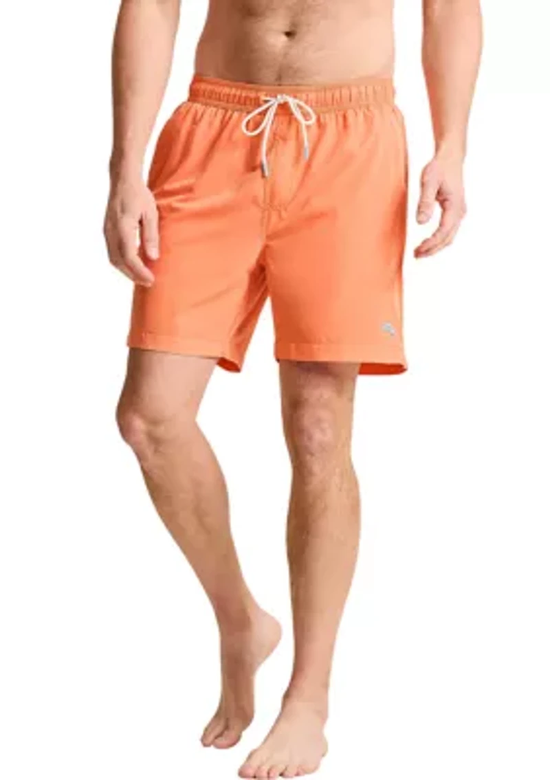 Big & Tall Naples Valley Garment Dyed Swim Trunks