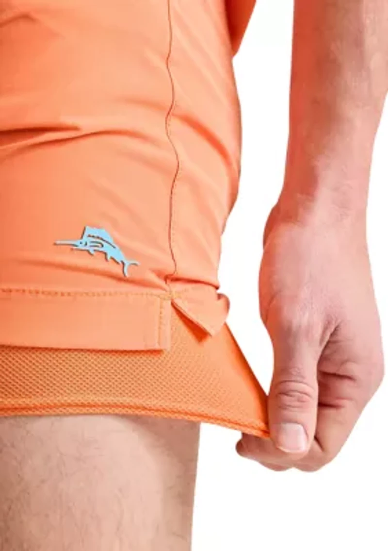 Big & Tall Naples Valley Garment Dyed Swim Trunks