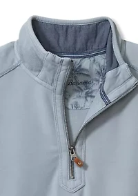 Men's Long Sleeve Ben and Terry Half Zip Sweatshirt