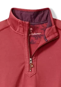 Men's Long Sleeve Ben and Terry Half Zip Sweatshirt