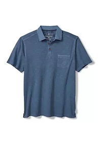 Men's Condesa Canyon Slub Knit Polo Shirt
