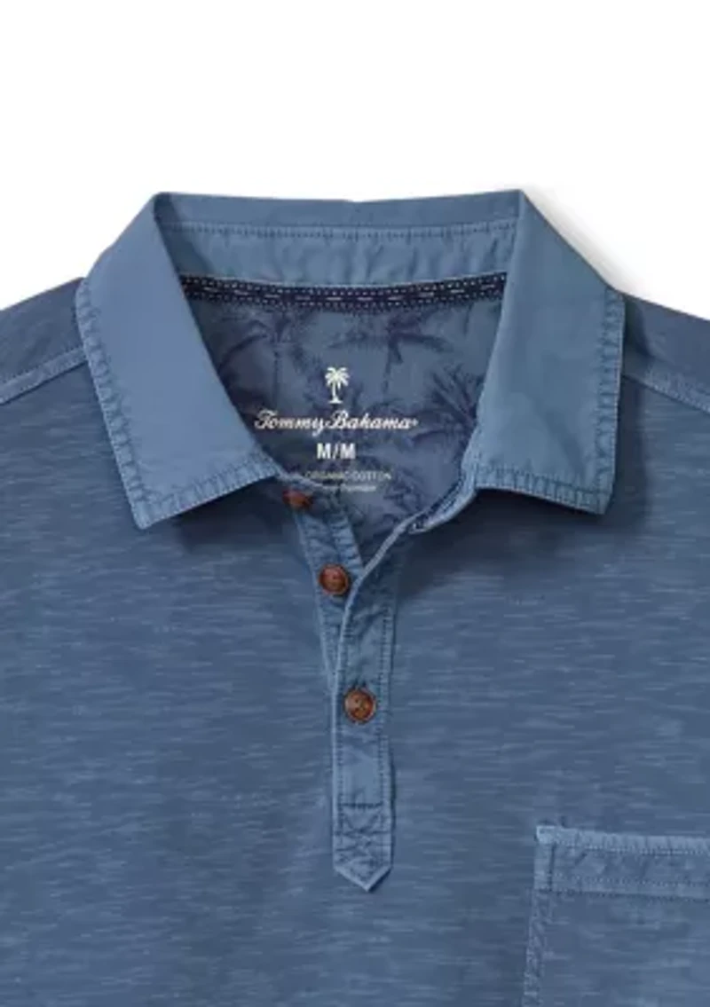 Men's Condesa Canyon Slub Knit Polo Shirt