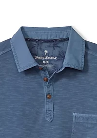 Men's Condesa Canyon Slub Knit Polo Shirt