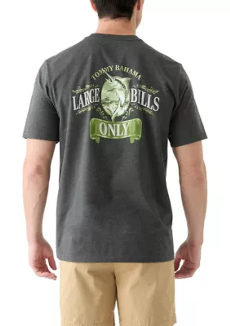 Large Bills Only Graphic T-Shirt