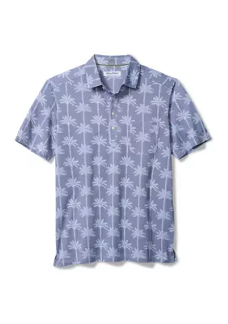 Men's San Lucio Palm Lane Printed Polo Shirt