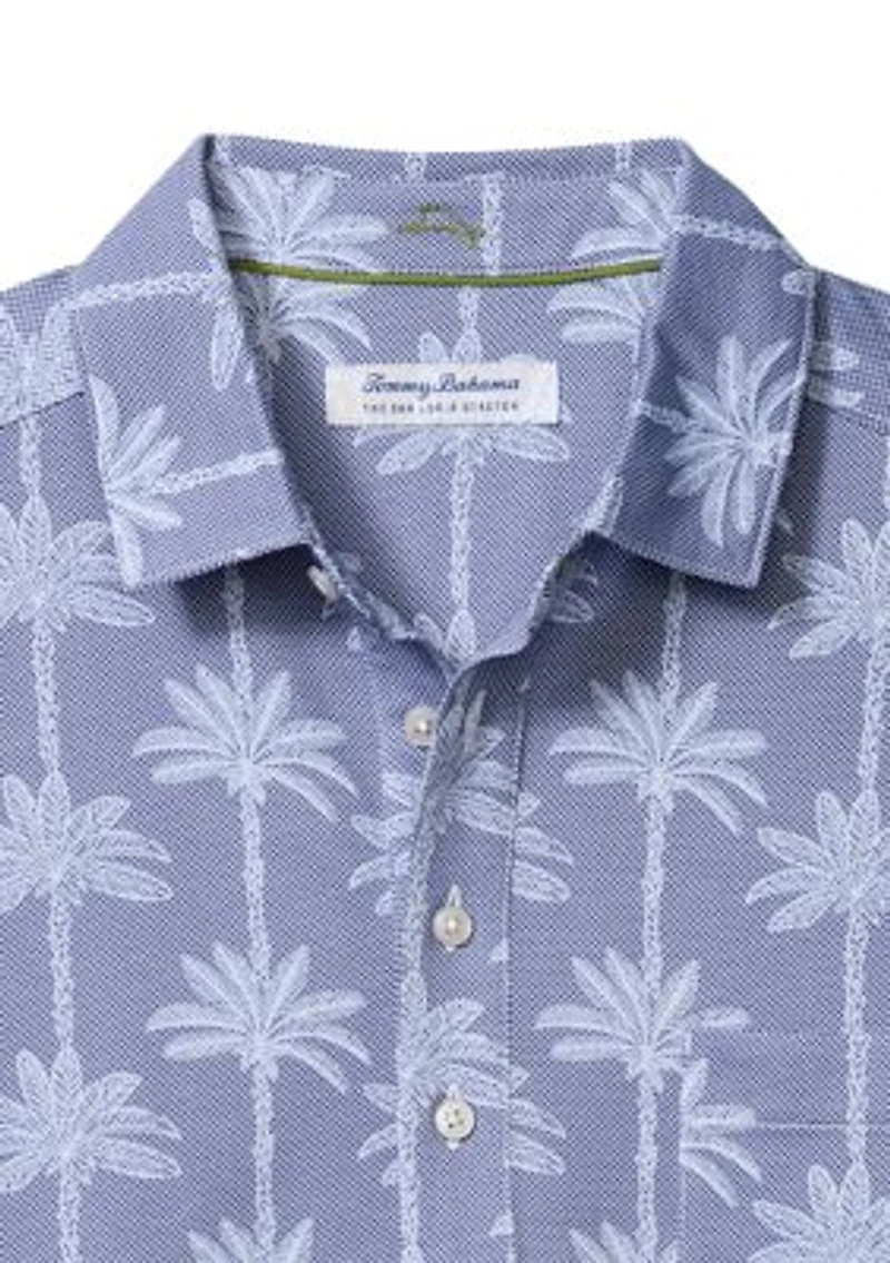 Men's San Lucio Palm Lane Printed Polo Shirt