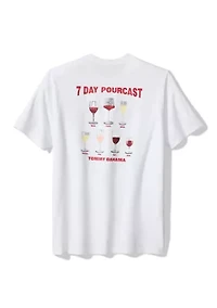 Men's Short Sleeve 7-Day Pourcast Graphic T-Shirt