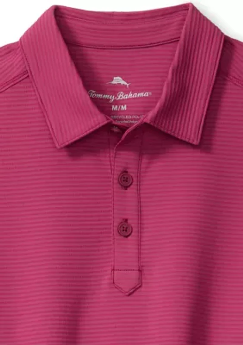 Short Sleeve Costa Wave Polo Shirt