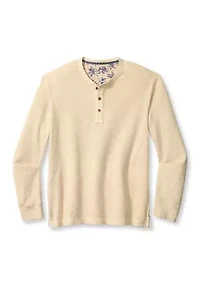 Men's Long Sleeve Port Oasis Henley Shirt