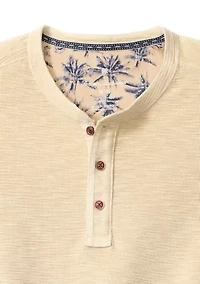 Men's Long Sleeve Port Oasis Henley Shirt